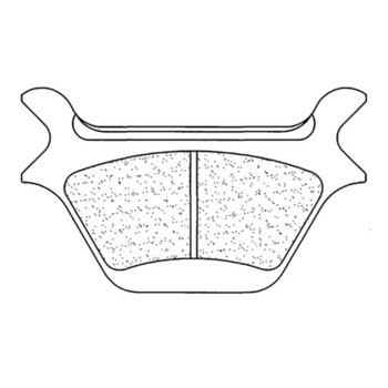 Wegremblokken van gesinterd metaal - 2370RX3 Cl brakes