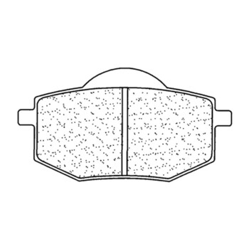 Remblokken van gesinterd metaal voor wegremmen - 2392A3+ Cl brakes