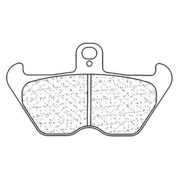 Wegremblokken van gesinterd metaal - 2430XBK5 Cl brakes