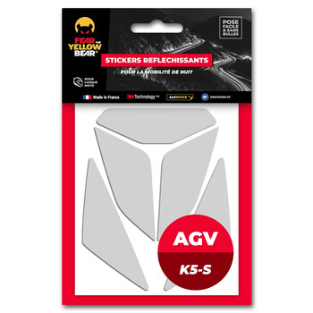 Easy Replica™ AGV K5-S/K1™-stickers Fear The Yellow Bear
