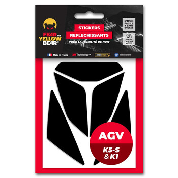 Easy Replica™ AGV K5-S/K1™-stickers Fear The Yellow Bear