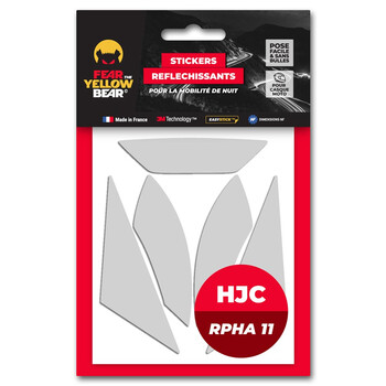Eenvoudige Replica™ HJC RPHA11™ Stickers Fear The Yellow Bear
