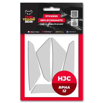 Eenvoudige Replica™ HJC RPHA12™ Stickers Fear The Yellow Bear