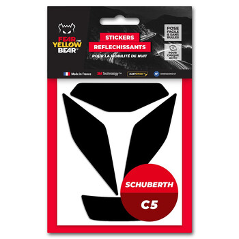 Easy Replica™ Schuberth C5™ Stickers Fear The Yellow Bear
