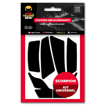 Easy Replica™ Scorpion Exo™ Stickers - Universele Kit Fear The Yellow Bear