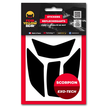 Easy Replica™ Scorpion Exo Tech™ Stickers Fear The Yellow Bear