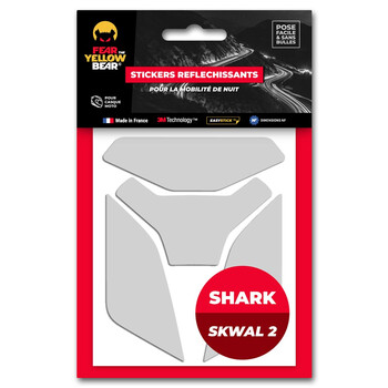Easy Replica™ Shark D-Skwal 2™ Stickers Fear The Yellow Bear