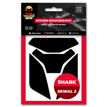 Easy Replica™ Shark D-Skwal 2™ Stickers Fear The Yellow Bear