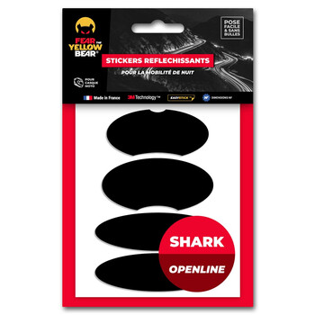 Easy Replica™ Shark Openline™ Stickers Fear The Yellow Bear