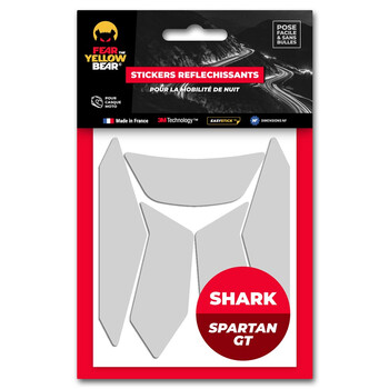 Easy Replica™ Shark Spartan GT™ Stickers Fear The Yellow Bear