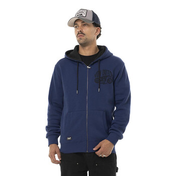 Free-sweater met capuchon en ritssluiting Von nederlands