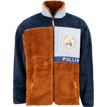 Sherpa zip-up sweatshirt pull-in