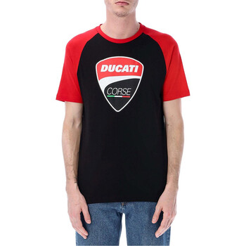 T-shirt met groot logo ducati racen