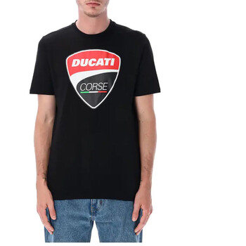 T-shirt met groot logo ducati racen