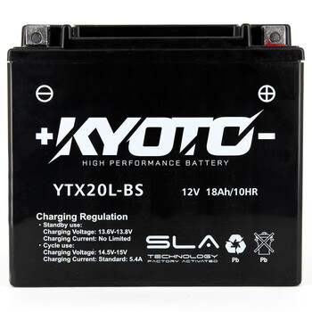 YTX20L-BS SLA AGM-batterij Kyoto