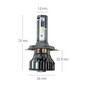 H4 LED lamp met extern voorschakelapparaat