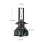 H7 LED lamp met externe ballast