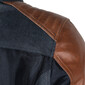 Leren Colt Air Canvas Denim jack van mesh