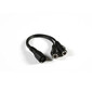 Y-kabel voor jas en broek