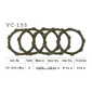 Beklede koppelingschijven Cross VC155