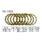 Beklede koppelingschijven VC1033