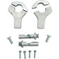 Montageset voor handbeschermer met aluminium inzetstuk - stuur 22 mm