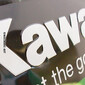 Vintage Kawasaki plaat - Origineel