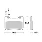 Remblokken S1048N