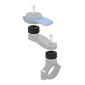 Handlebar/spiegelmontageafstandhouders