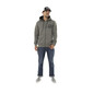 Free-sweater met capuchon en ritssluiting