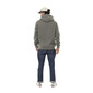 Free-sweater met capuchon en ritssluiting