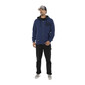 Free-sweater met capuchon en ritssluiting