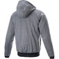Chroom sweatshirt met rits